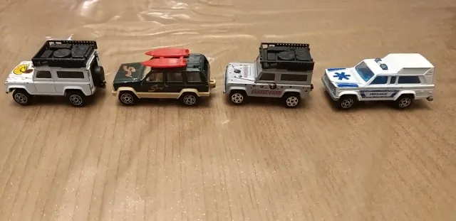 Lotto 4 auto Majorette rif775