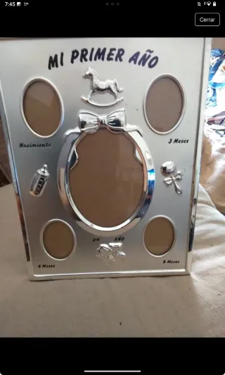 Marco Mi Primer Año Bebé Fotos