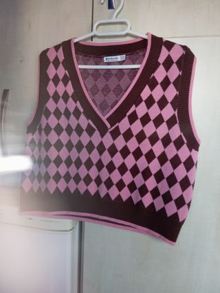 Chaleco rombos Stradivarius