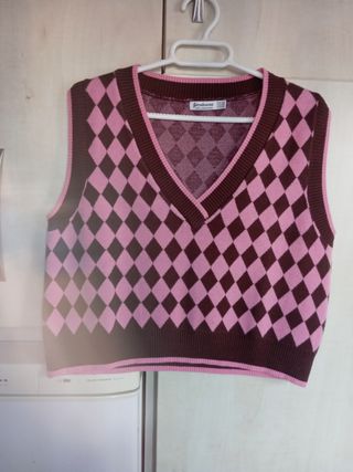 Chaleco rombos Stradivarius