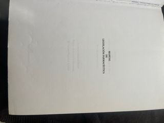 Manual de legislación farmacéutica