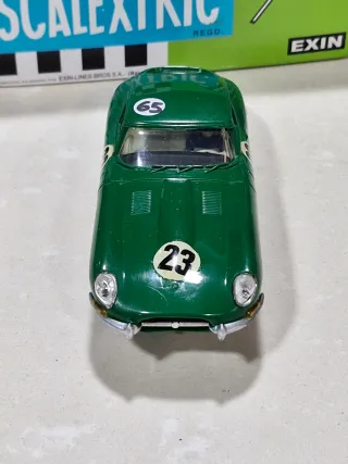 Scalextric EXIN Coche Verde Jaguar E-Type