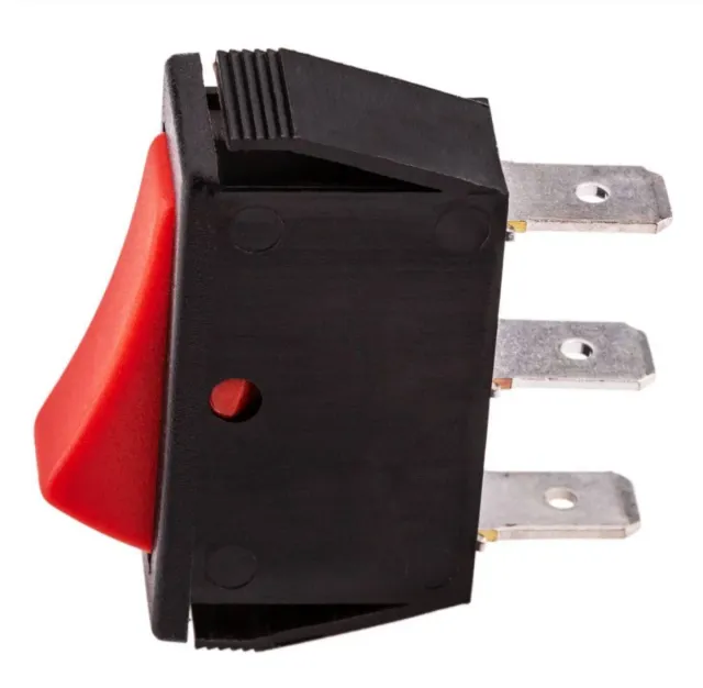 Interruptor 3 patillas rojo