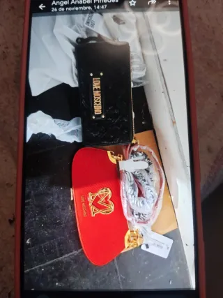 Bolsos Love Moschino Beige y Rosa