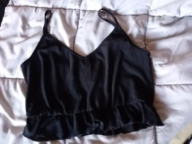 Top de rayas blanco y negro