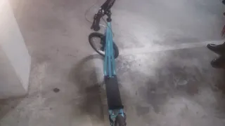 Patinete Scooter Azul Ruedas Grandes