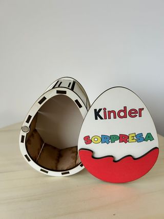 Kinder Sorpresa Huevo Madera