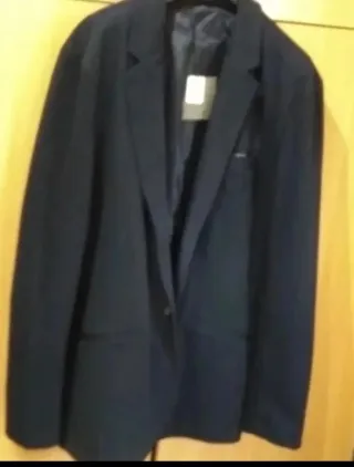 Chaqueta Americana Juvenil Azul