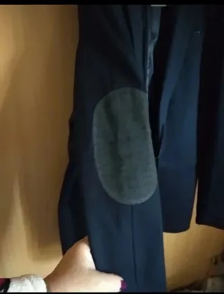 Chaqueta Americana Juvenil Azul