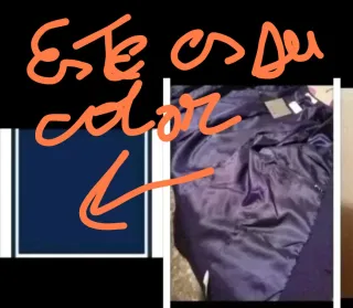 Chaqueta Americana Juvenil Azul