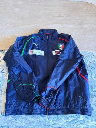 Giacca Puma Italia Antipioggia Vintage Taglia L