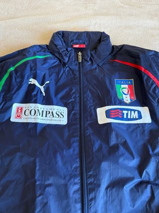 Giacca Puma Italia Antipioggia Vintage Taglia L