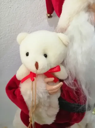 Babbo Natale con Orsetto e Regalo