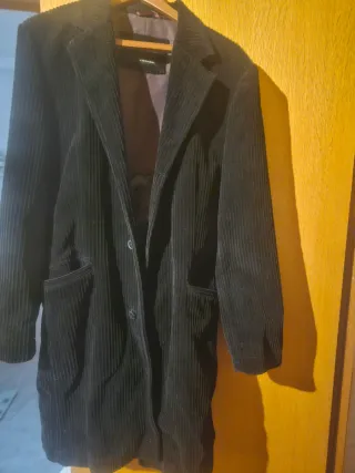 Chaquetón largo Springfield negro talla L 40