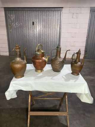 Set 4 Brocche Antiche Rame