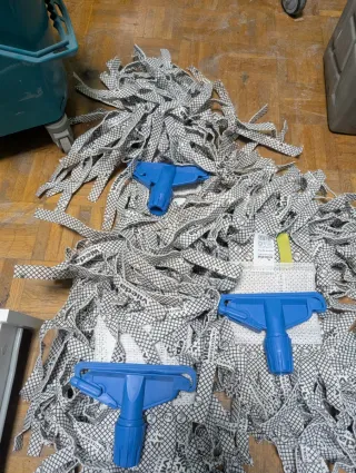 Dos cubos profesionales y tres recambios vileda