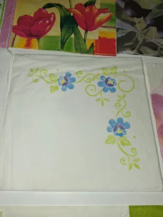 9 Servilletas Decoupage Flores y Diseños