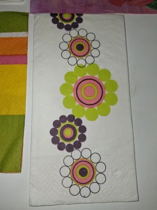 9 Servilletas Decoupage Flores y Diseños