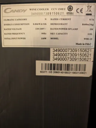 Vinoteca Candy Negra