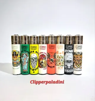 Accendini Clipper - Set 8 Pezzi
