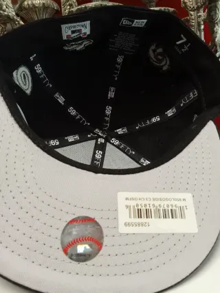 Gorra New Era 59Fifty Negra Talla 7.1/2