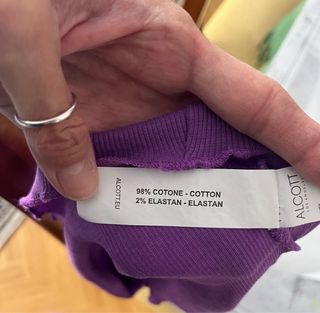 Top morado Alcott talla L