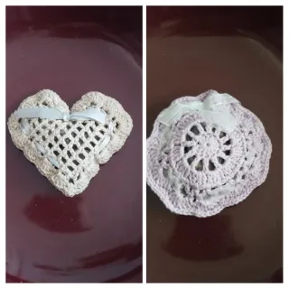 Profumatori uncinetto fatti a mano