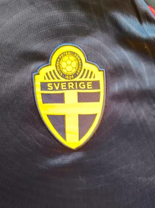 Camiseta Adidas Suecia Azul y Rosa.