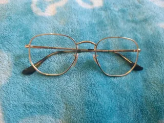 Gafas Ray-Ban Hexagonal Dorado Marrón