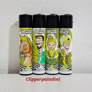 Accendini Clipper Set 4 Pezzi