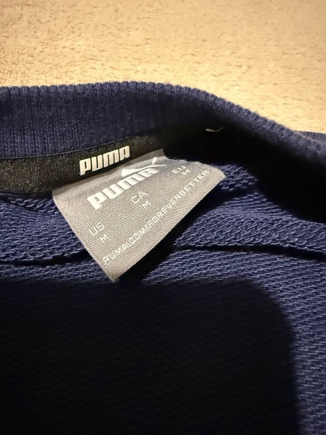 Felpa Puma Italia Blu Navy Taglia M