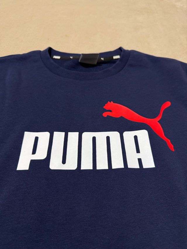 Felpa Puma Italia Blu Navy Taglia M