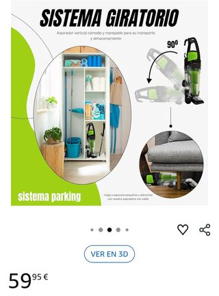 Aspirador Escoba y Mano con Cable 880W