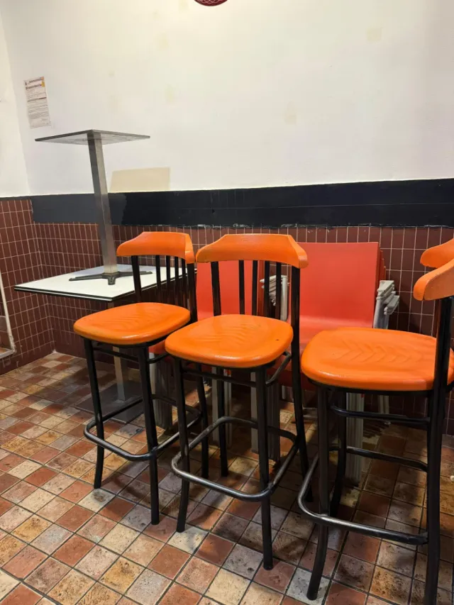 Sgabelli da bar arancioni