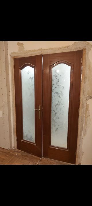 Puertas de salón acristaladas