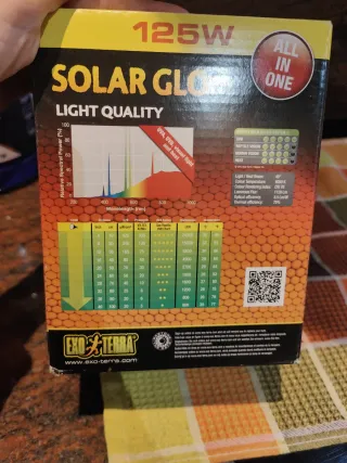Bombilla Exo Terra Solar Glo 125W