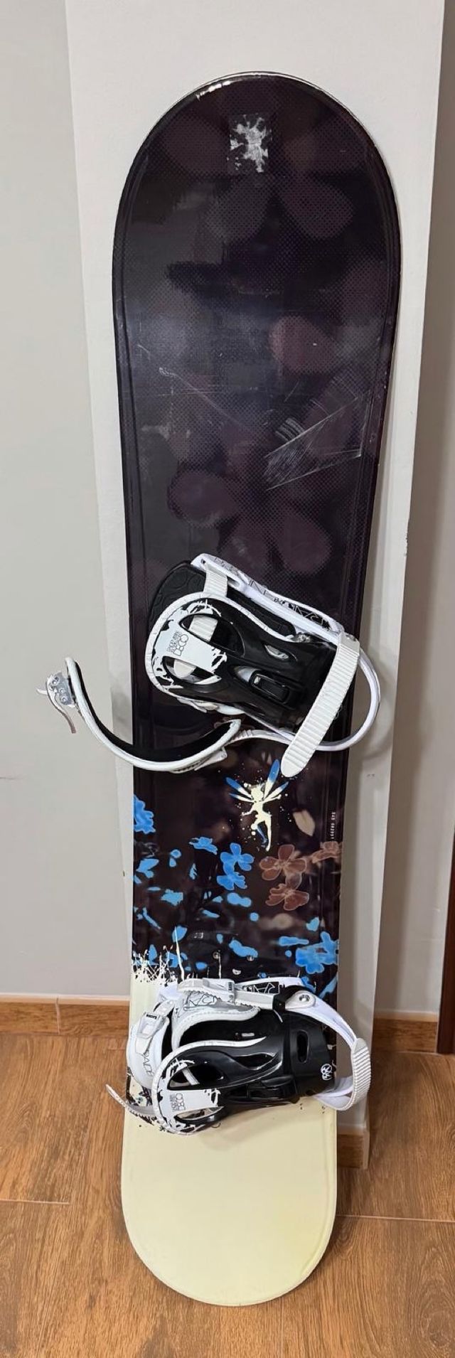 Tabla Snowboard con Fijaciones