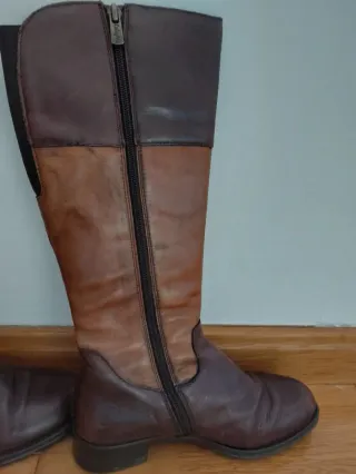 Botas altas Callaghan piel marrones