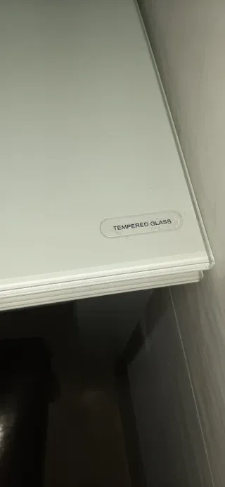 Mesa de cocina cristal 100x60 y extensible