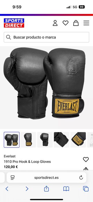 1910 Pro Hook & Loop Gloves 14oz con bolsa