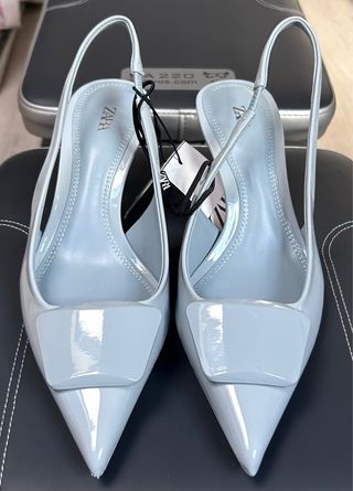Zapatos Zara Tacon Talla 36 nuevos con etiqueta
