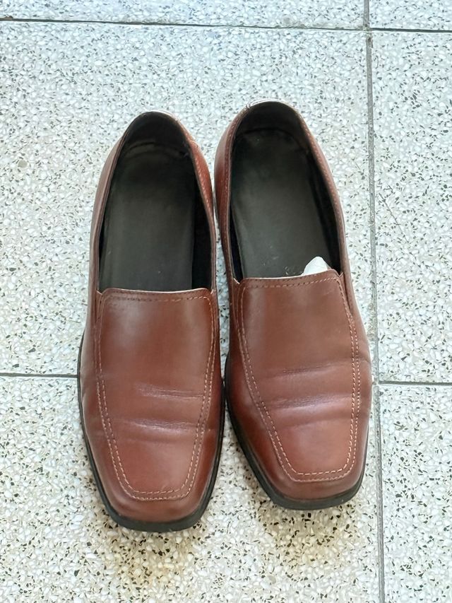 Geox Scarpe Nappa Marrone Donna Tg 36.5