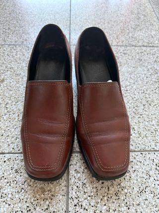 Geox Scarpe Nappa Marrone Donna Tg 36.5