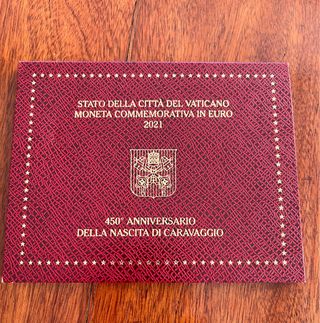 2 Euro Vaticano 2021 Caravaggio