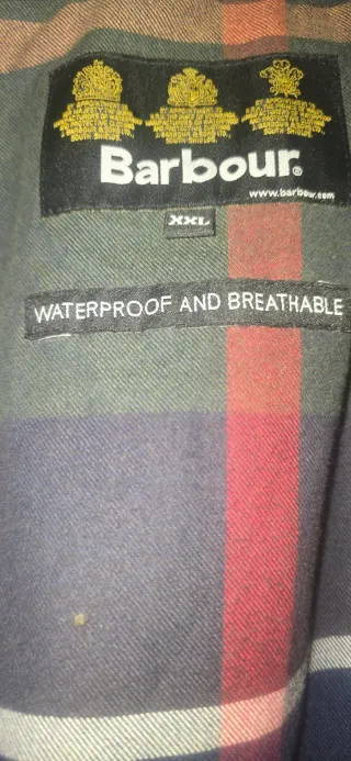 Gabardina Barbour Beige Multicolor