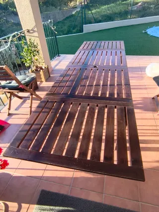 Mesa extensible Äpplarö Ikea madera