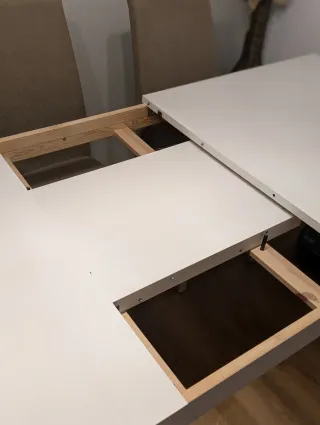 Mesa Comedor Extensible Ikea Blanca 170-220cm