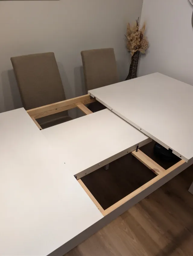 Mesa Comedor Extensible Ikea Blanca 170-220cm