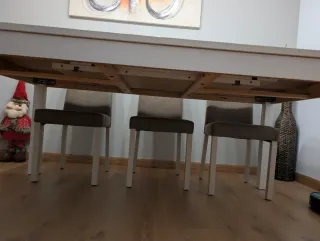 Mesa Comedor Extensible Ikea Blanca 170-220cm