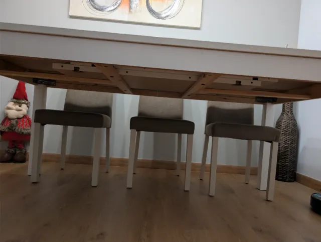 Mesa Comedor Extensible Ikea Blanca 170-220cm
